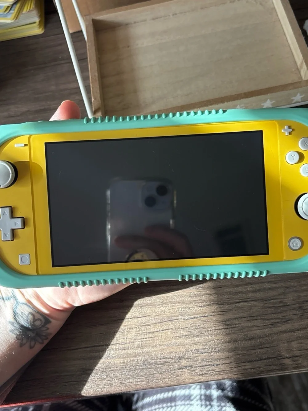 Nintendo Yellow Switch Lite Handheld Console